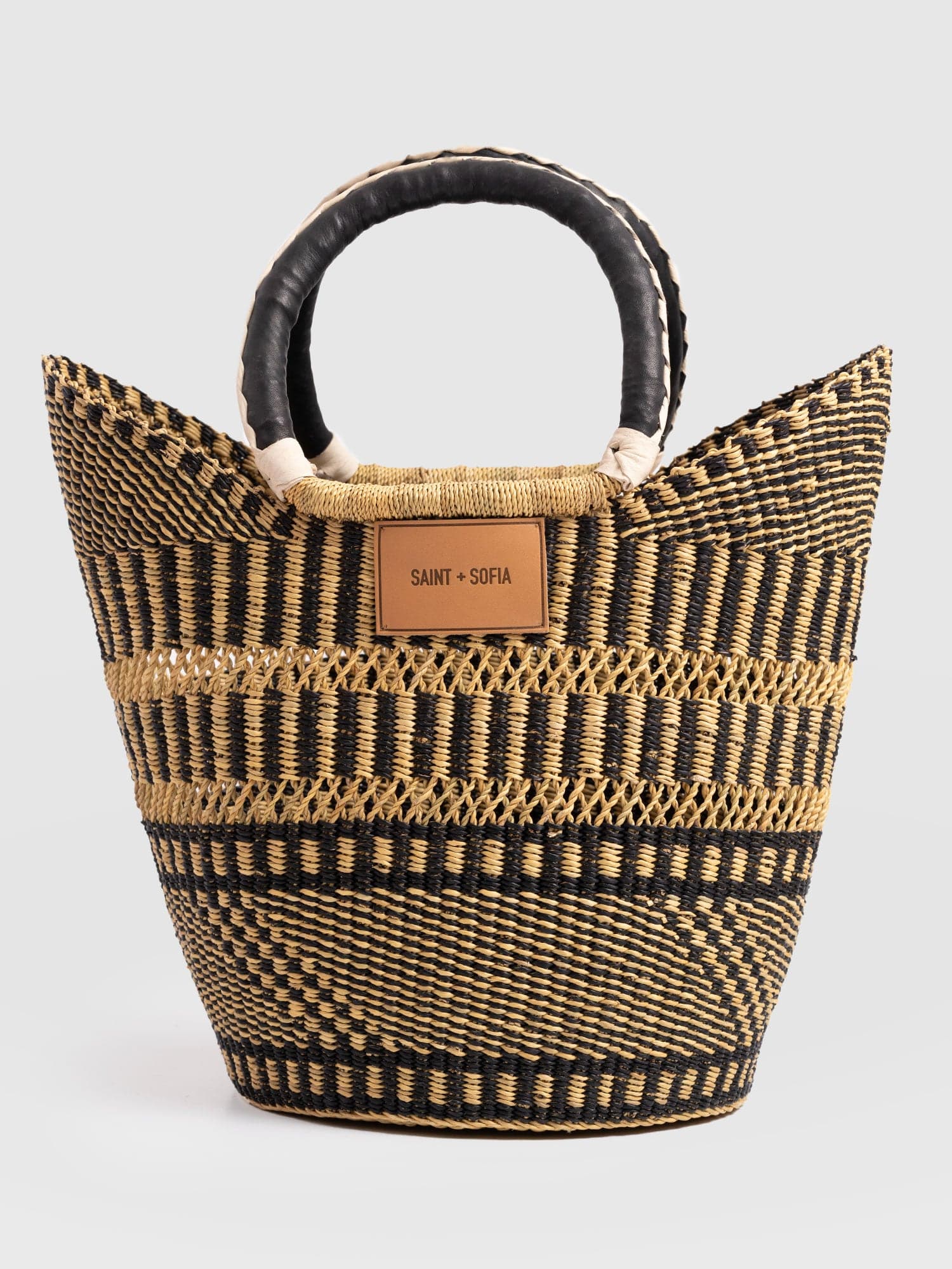 Indie Market Basket Bag - Navy - Women's Handbags | Saint + Sofia® EU